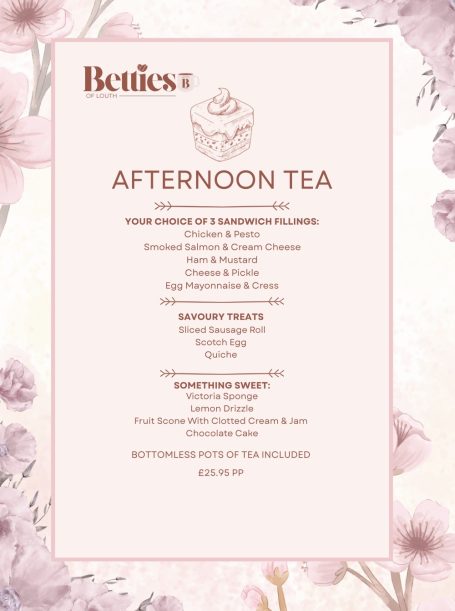 Afternoon Tea Menu